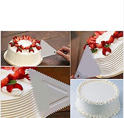 Triangle cake decoration cake comb 3 in 1